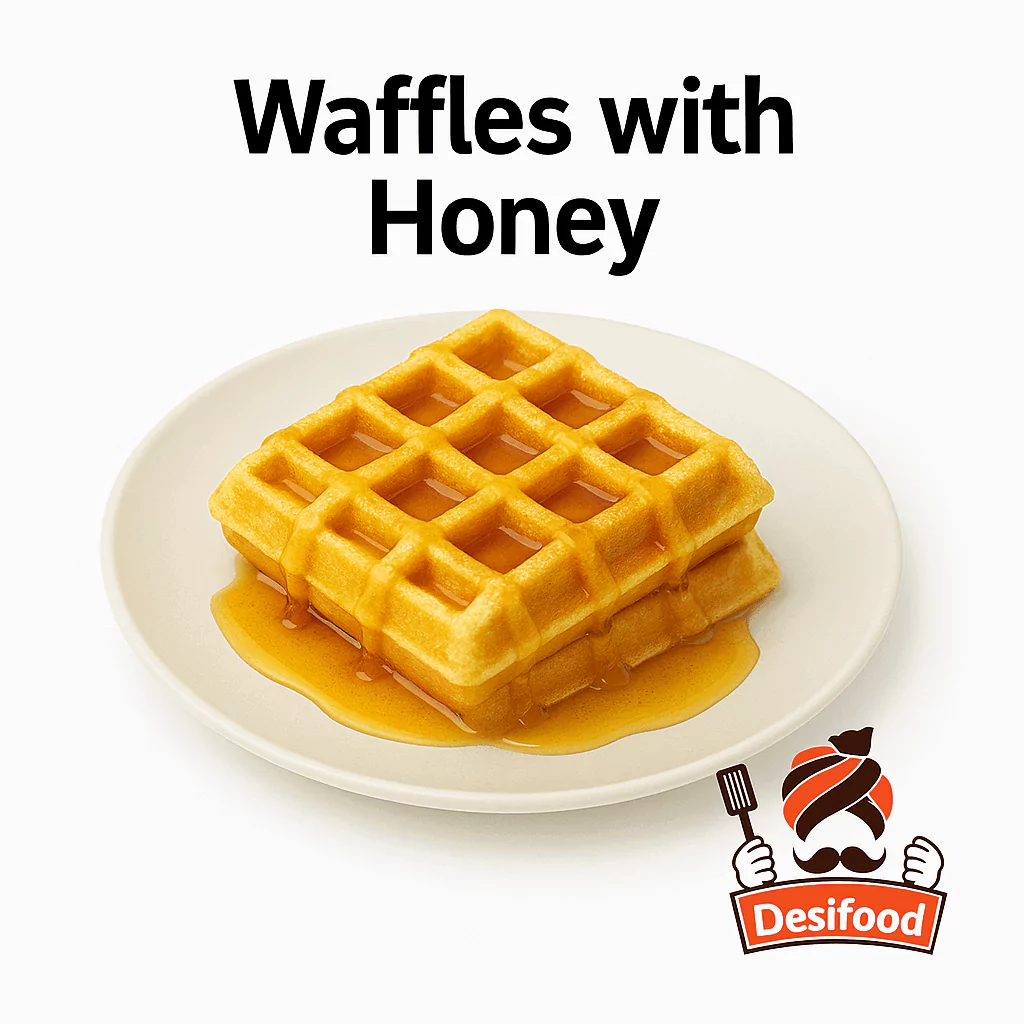Waffles with Honey